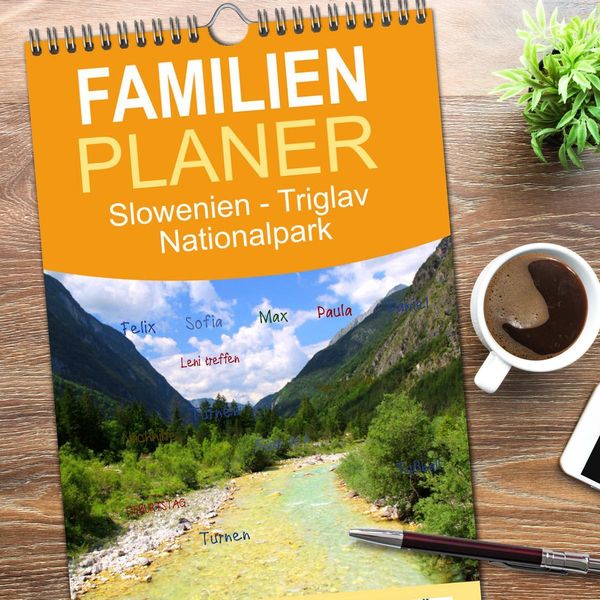 Produktbild: Familienplaner 2026 - Slowenien - Triglav Nationalpark mit 5 Spalten (Wandkalender, 21 x 45 cm) CALVENDO