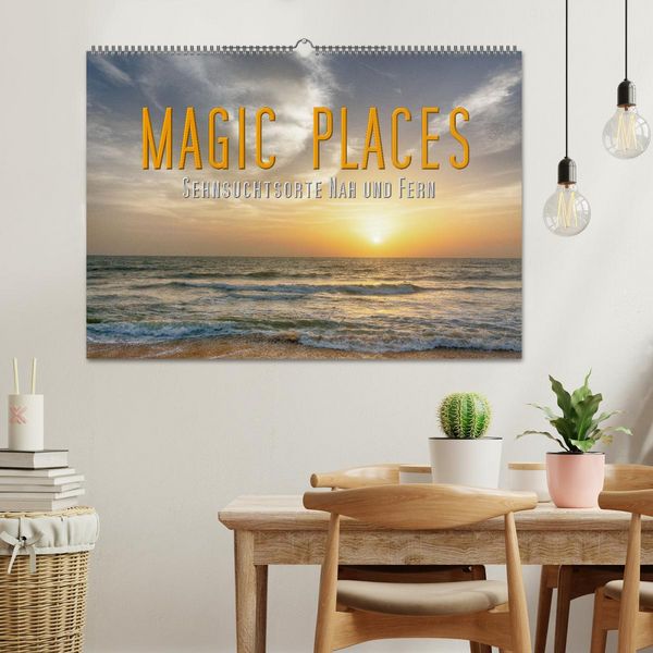Produktbild: Magic Places - Sehnsuchtsorte nah und fern (Wandkalender 2026 DIN A2 quer), CALVENDO Monatskalender