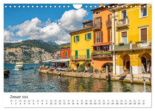 Produktbild: Malcesine am Gardasee (Wandkalender 2026 DIN A4 quer), CALVENDO Monatskalender