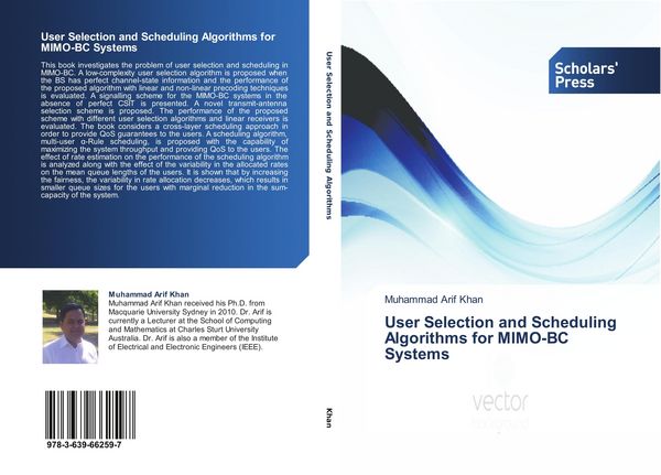 Produktbild: User Selection and Scheduling Algorithms for MIMO-BC Systems
