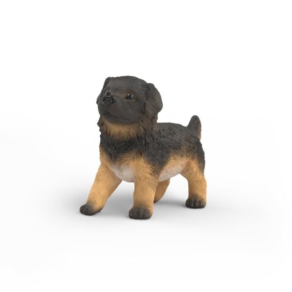 schleich 14925 - Farm World, Deutscher Schäferhund Welpe, Tierfigur