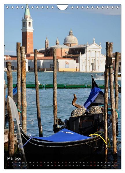 Produktbild: Fotografischer Streifzug durch Venedig (Wandkalender 2026 DIN A4 hoch), CALVENDO Monatskalender