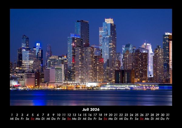 Produktbild: New York 2026 Fotokalender DIN A3