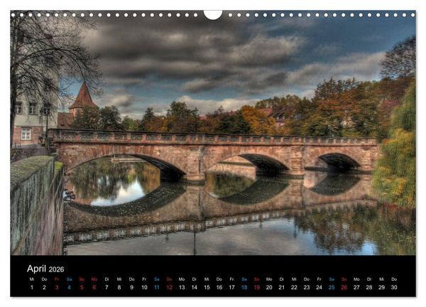 Produktbild: Meine Stadt N&uuml;rnberg 2026 (Wandkalender 2026 DIN A3 quer), CALVENDO Monatskalender