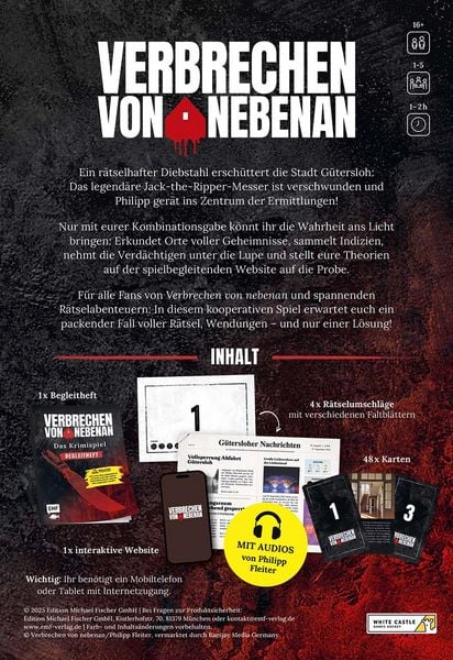 Produktbild: Verbrechen von nebenan: Das Krimispiel zum Nr. 1-Podcast