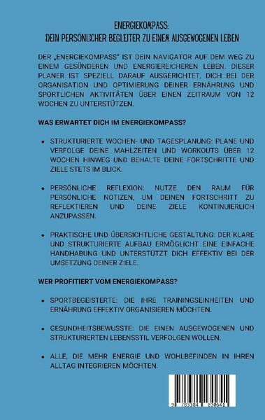 Produktbild: Energiekompass - Ern&auml;hrungs- und Sportplaner