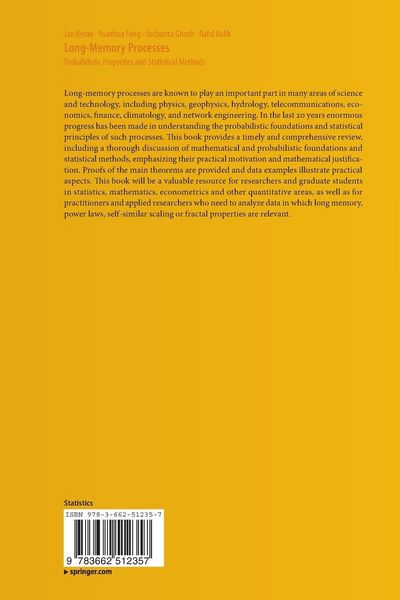 Produktbild: Long-Memory Processes