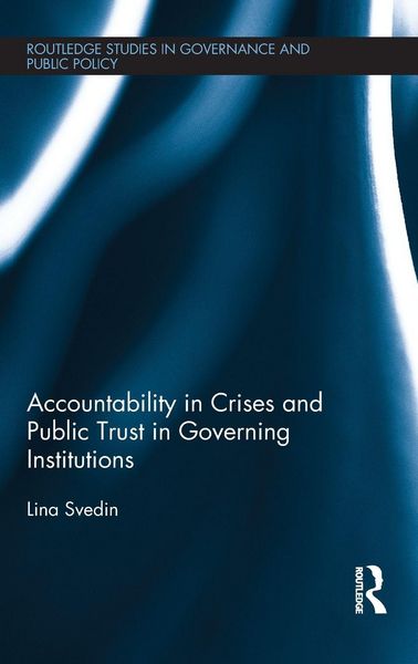 Produktbild: Accountability in Crises and Public Trust in Governing Institutions