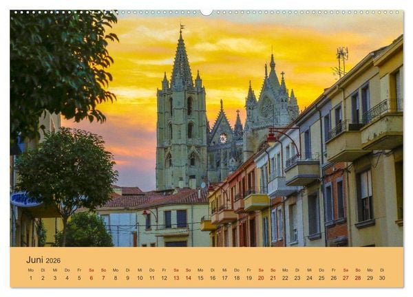 Produktbild: Auf den Spuren von Santiago - Wandern, Staunen, Seele baumeln lassen. (Wandkalender 2026 DIN A2 quer), CALVENDO Monatskalender