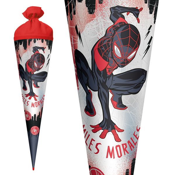 Produktbild: Lizenz-Schult&uuml;te, Marvel Spiderman (Miles Morales), 70 cm, Folie