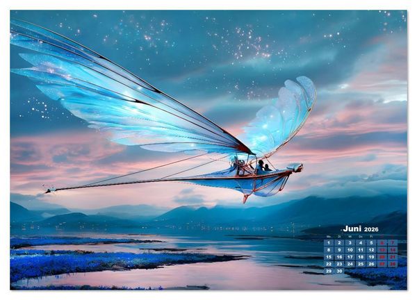 Produktbild: Aerospira (Wandkalender 2026 DIN A2 quer), CALVENDO Monatskalender