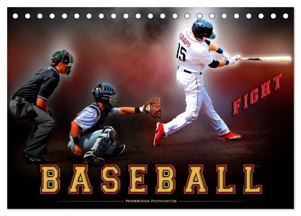 Produktbild: Baseball - Fight (Tischkalender 2026 DIN A5 quer), CALVENDO Monatskalender