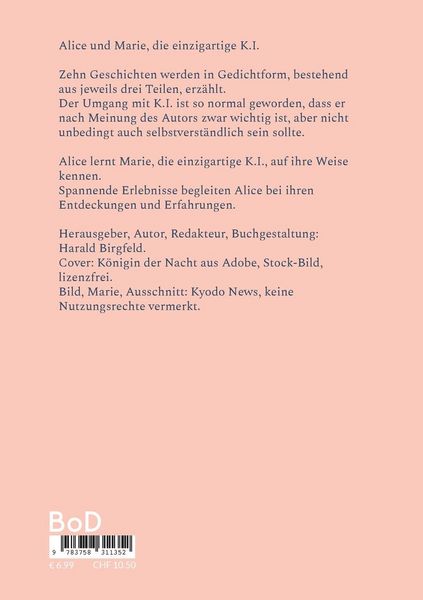 Produktbild: Alice und Marie, die einzigartige K.I.