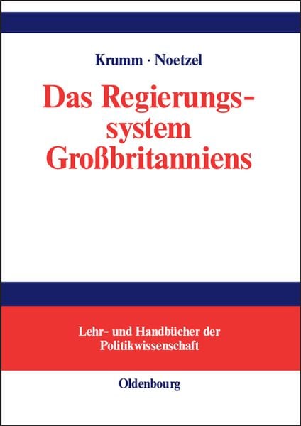 Produktbild: Das Regierungssystem Gro&szlig;britanniens