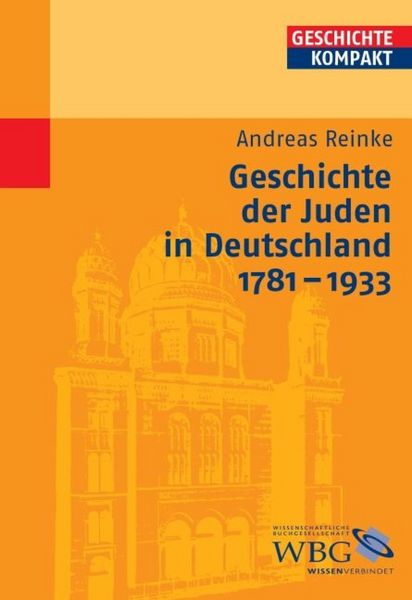 Produktbild: Geschichte der Juden in Deutschland 1781-1933
