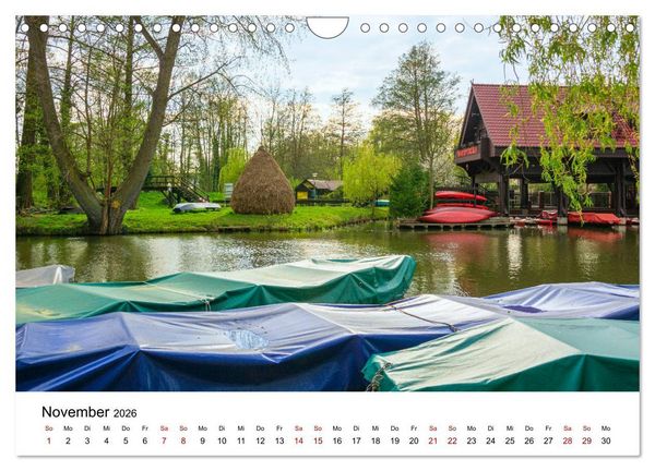 Produktbild: Unterwegs im Spreewald (Wandkalender 2026 DIN A4 quer), CALVENDO Monatskalender
