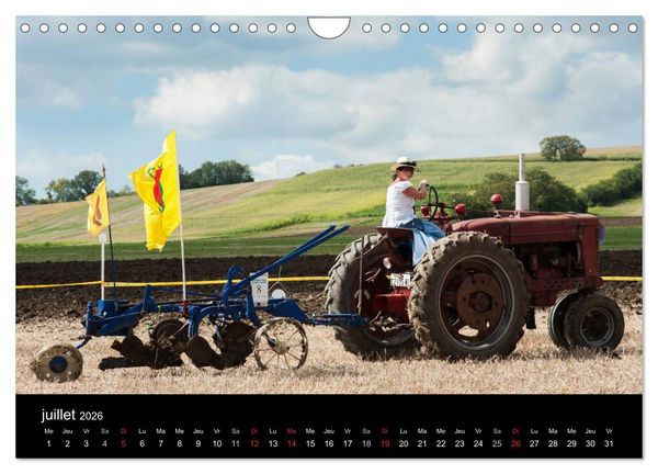 Produktbild: Anciens tracteurs agricoles (Calendrier mural 2026 DIN A4 vertical), CALVENDO calendrier mensuel