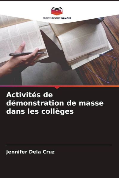 Produktbild: Activit&eacute;s de d&eacute;monstration de masse dans les coll&egrave;ges