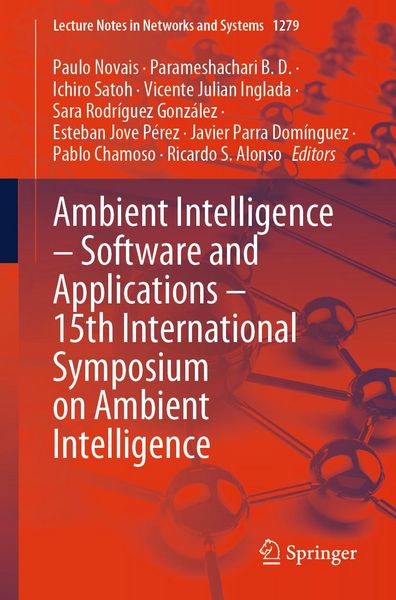 Produktbild: Ambient Intelligence - Software and Applications - 15th International Symposium on Ambient Intelligence