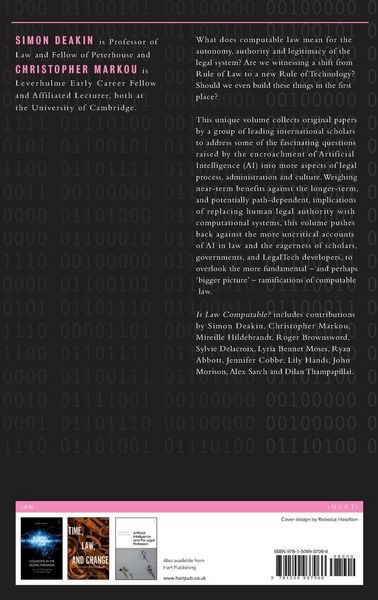 Produktbild: Is Law Computable?