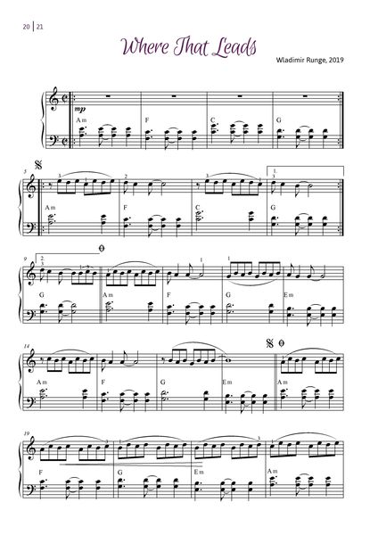 Produktbild: Melodies For Accordion & Keyboard, 11 Compositions