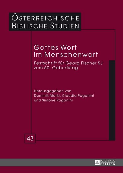 Produktbild: Gottes Wort im Menschenwort
