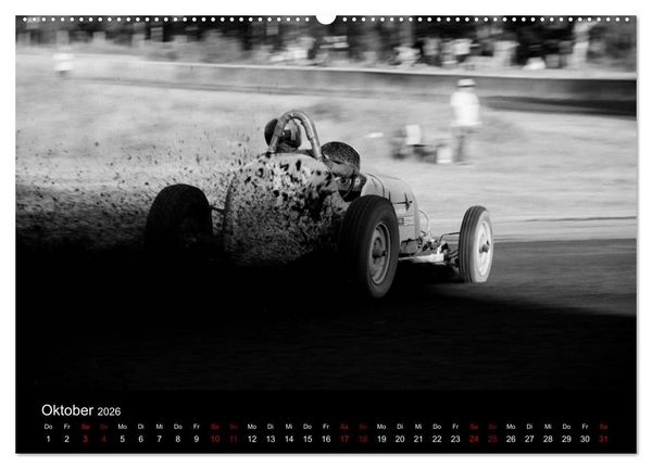 Produktbild: Dirt Track Races (hochwertiger Premium Wandkalender 2026 DIN A2 quer), Kunstdruck in Hochglanz