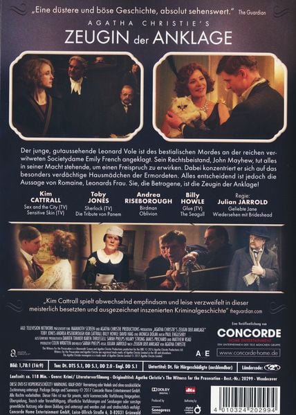 Produktbild: Agatha Christie's Zeugin der Anklage