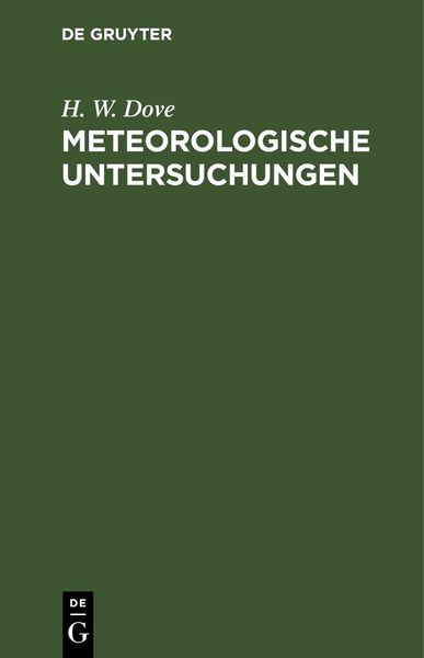 Produktbild: Meteorologische Untersuchungen
