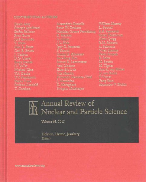Produktbild: Annual Review of Nuclear and Particle Science 2015