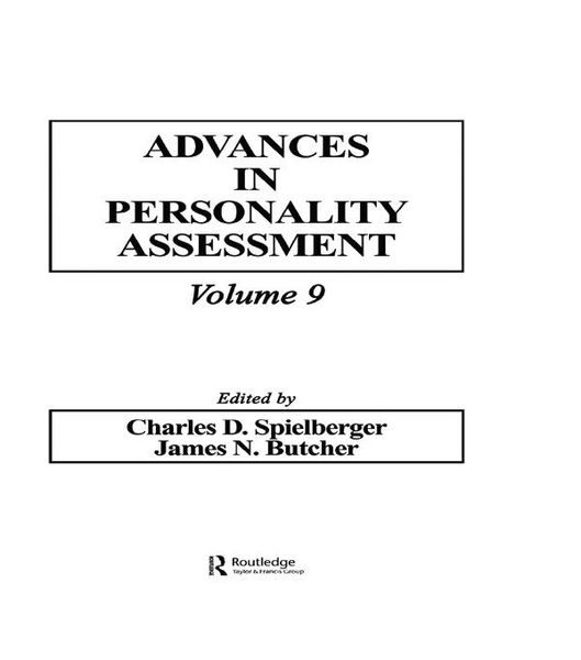 Produktbild: Advances in Personality Assessment