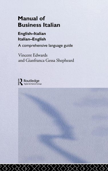 Produktbild: Manual of Business Italian