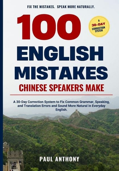 Produktbild: 100 English Mistakes Chinese Speakers Make