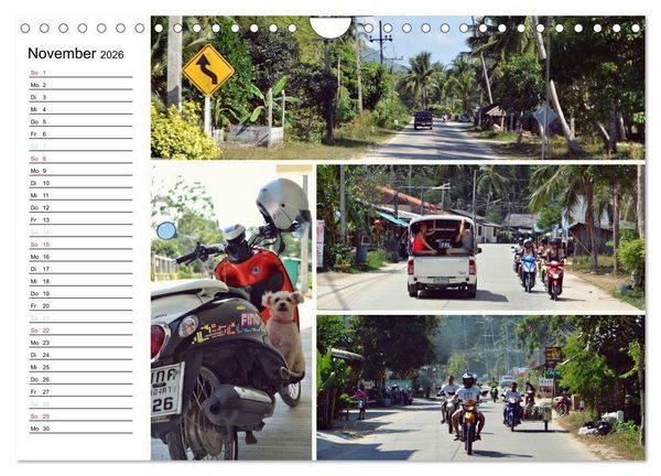 Produktbild: Das bunte Leben in Thailand (Wandkalender 2026 DIN A4 quer), CALVENDO Monatskalender
