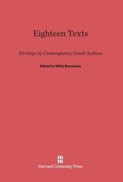Produktbild: Eighteen Texts