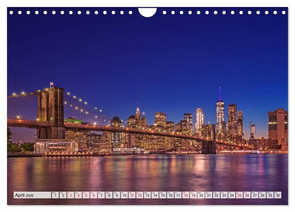 Produktbild: New York City Perspectives (Wall Calendar 2026 DIN A4 landscape), CALVENDO 12 Month Wall Calendar