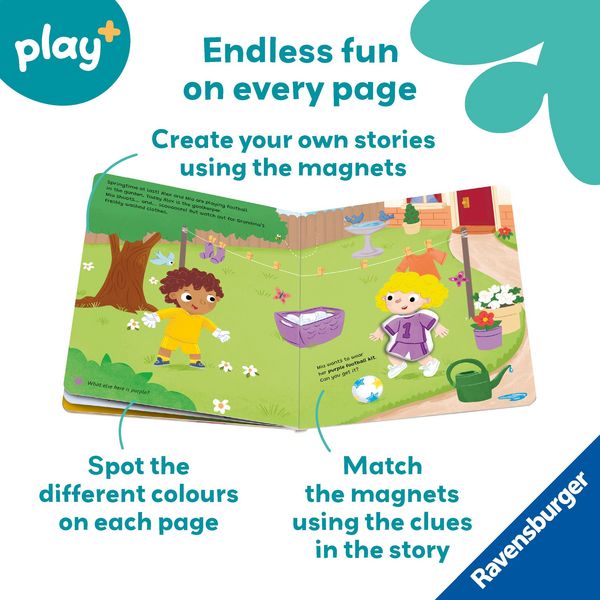 Produktbild: Play+ My first Magnetic Book: Match and Learn Colours