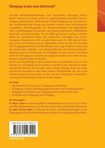 Produktbild: &Uuml;berg&auml;nge in eine neue Arbeitswelt?