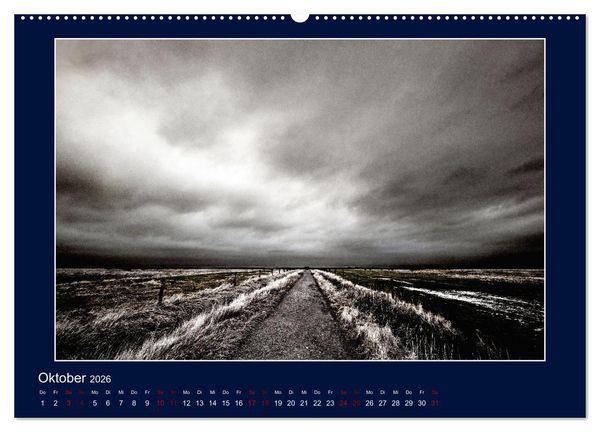 Produktbild: Wolken, Watt und Wellen. Fotografische Impressionen vom Jadebusen. (Wandkalender 2026 DIN A2 quer), CALVENDO Monatskalender