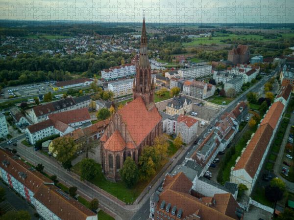 Produktbild: CALVENDO Puzzle Demmin | 1000 Teile Lege-Gr&ouml;&szlig;e 64x48cm Foto-Puzzle f&uuml;r gl&uuml;ckliche Stunden