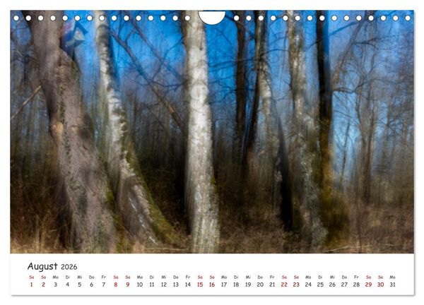 Produktbild: Abstrakte Naturerlebnisse - ICM (Intentional Camera Movement) Fotografie (Wandkalender 2026 DIN A4 quer), CALVENDO Monatskalender