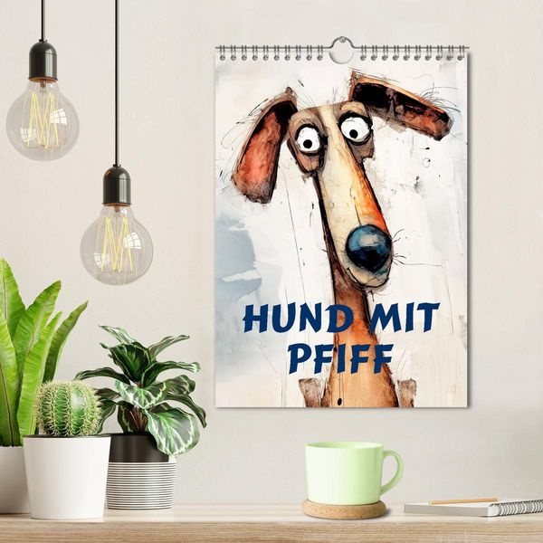Produktbild: Hund mit Pfiff (Wandkalender 2026 DIN A4 hoch), CALVENDO Monatskalender
