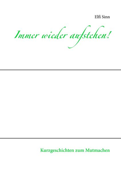 Produktbild: Immer wieder aufstehen!