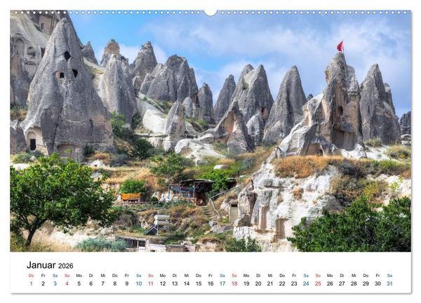Produktbild: Kappadokien - Das M&auml;rchenland der T&uuml;rkei (hochwertiger Premium Wandkalender 2026 DIN A2 quer), Kunstdruck in Hochglanz