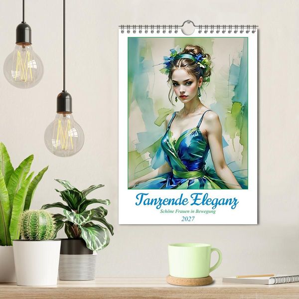 Produktbild: Tanzende Eleganz (Wandkalender 2027 DIN A4 hoch), CALVENDO Monatskalender