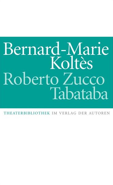 Produktbild: Roberto Zucco / Tabataba