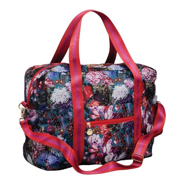 Produktbild: Easy Travelbag de Luxe Blumenbouquet petrol