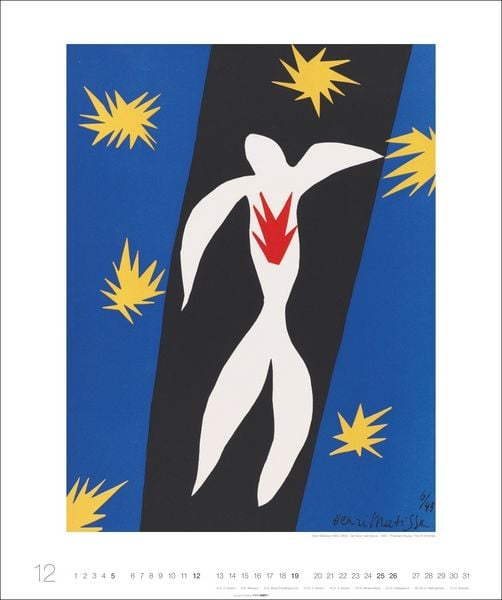 Produktbild: Henri Matisse Edition Kalender 2027