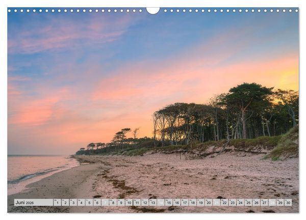 Produktbild: Wundersch&ouml;ne Ostsee - Traumhafte Stimmungen entlang der K&uuml;ste (Wandkalender 2026 DIN A3 quer), CALVENDO Monatskalender