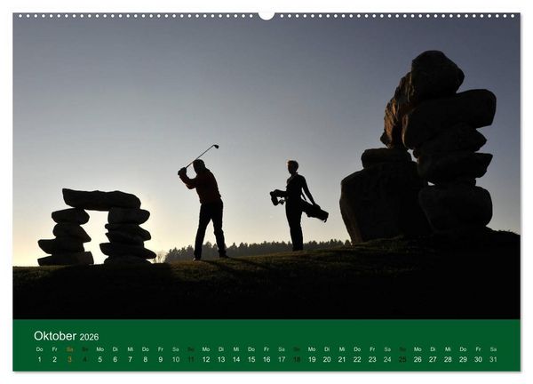 Produktbild: Golf Sport (Wandkalender 2026 DIN A2 quer), CALVENDO Monatskalender
